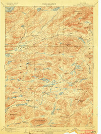West Canada Lakes 1903 topographic map thumbnail