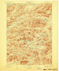West Canada Lakes 1903 topographic map thumbnail