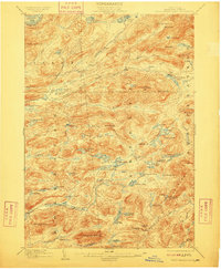 West Canada Lakes 1903 topographic map thumbnail