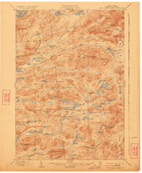 West Canada Lakes 1903 topographic map thumbnail