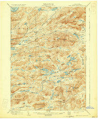 West Canada Lakes 1903 topographic map thumbnail