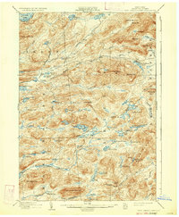 West Canada Lakes 1903 topographic map thumbnail