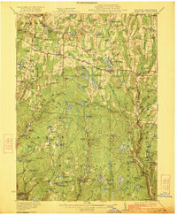 White Lake 1922 topographic map thumbnail