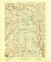 White Lake 1922 topographic map thumbnail