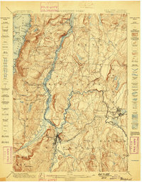 Whitehall 1898 topographic map thumbnail