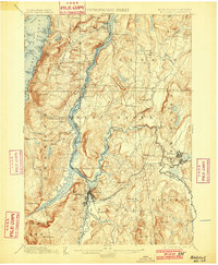 Whitehall 1898 topographic map thumbnail