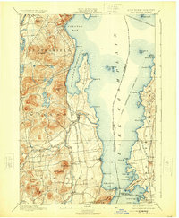 Willsboro 1895 topographic map thumbnail