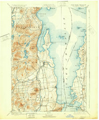 Willsboro 1895 topographic map thumbnail