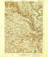 Woodhull 1926 topographic map thumbnail