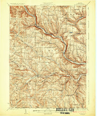 Woodhull 1926 topographic map thumbnail
