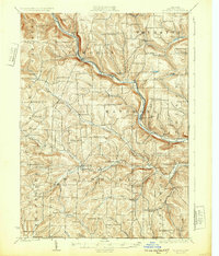 Woodhull 1926 topographic map thumbnail