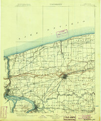 Niagara 1899 topographic map thumbnail
