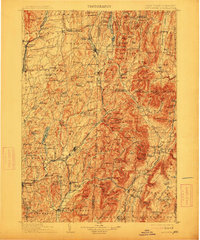 Mettawee topographic map thumbnail