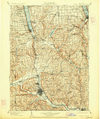 Watkins Glen 1905 topographic map thumbnail