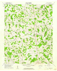 Dibrell 1960 topographic map thumbnail