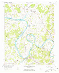 Dixon Springs 1958 topographic map thumbnail