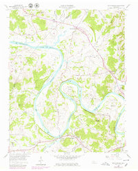 Dixon Springs 1958 topographic map thumbnail