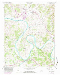Dixon Springs 1958 topographic map thumbnail