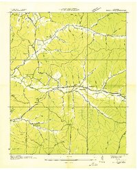 Eagle Creek 1936 topographic map thumbnail