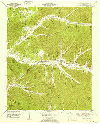 Eagle Creek 1949 topographic map thumbnail