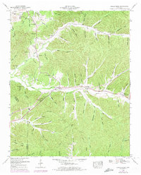 Eagle Creek 1949 topographic map thumbnail