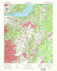 East Chattanooga 1969 topographic map thumbnail
