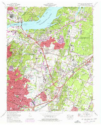 East Chattanooga 1969 topographic map thumbnail