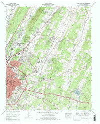 East Cleveland 1976 topographic map thumbnail
