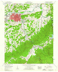 Elizabethton 1959 topographic map thumbnail