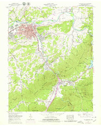 Elizabethton 1959 topographic map thumbnail