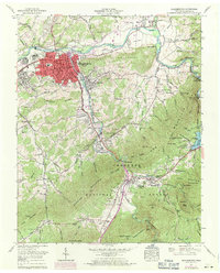 Elizabethton 1959 topographic map thumbnail