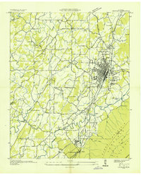 Etowah 1935 topographic map thumbnail