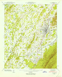 Etowah 1943 topographic map thumbnail