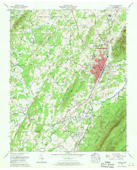 Etowah 1967 topographic map thumbnail
