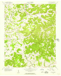 Dry Valley 1956 topographic map preview