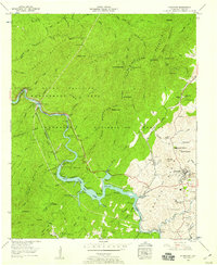 Ducktown 1957 topographic map thumbnail