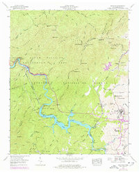 Ducktown 1957 topographic map thumbnail