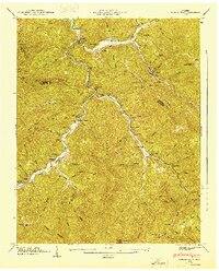 Duncan Flats 1947 topographic map thumbnail