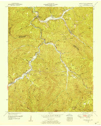Duncan Flats 1952 topographic map thumbnail
