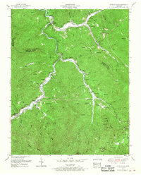 Duncan Flats 1952 topographic map thumbnail
