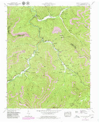 Duncan Flats 1952 topographic map thumbnail