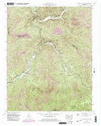 Duncan Flats 1952 topographic map thumbnail