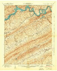 Dutch Valley 1942 topographic map thumbnail