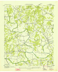 Elkton 1936 topographic map thumbnail