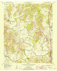 Elkton 1951 topographic map thumbnail