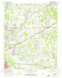 Ellendale 1965 topographic map thumbnail