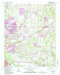 Ellendale 1965 topographic map thumbnail