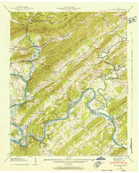 Elverton 1941 topographic map thumbnail