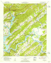 Elverton 1953 topographic map thumbnail
