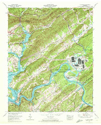 Elverton 1968 topographic map thumbnail